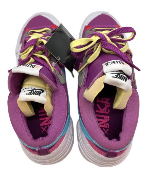 NIKE（ナイキ）NIKE (ナイキ) sacai (サカイ) KAWS (カウズ) PURPLE DUSK/LAGOON PULSE-WHITE ローカットスニーカー ホワイト×パープル サイズ:27.5cmの古着・服飾アイテム