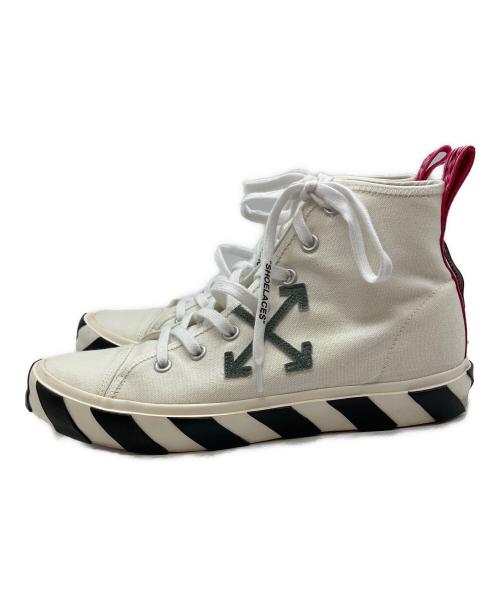 OFFWHITE（オフホワイト）OFFWHITE (オフホワイト) キャンバススニーカー ホワイト サイズ:43の古着・服飾アイテム