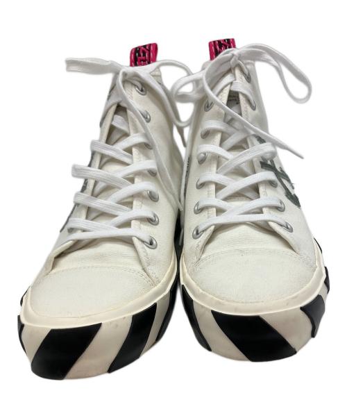 OFFWHITE（オフホワイト）OFFWHITE (オフホワイト) キャンバススニーカー ホワイト サイズ:43の古着・服飾アイテム