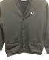 中古・古着 FRED PERRY (フレッドペリー) LOOPBACKCARDIGAN 厚手カーディガン ブラック サイズ:S：9000円