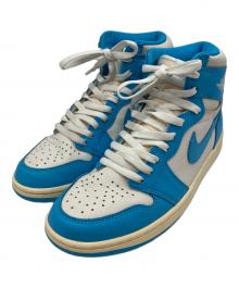 NIKE（ナイキ）の古着「Air Jordan 1 Retro High OG "UNC Reimagined" ハイカットスニーカー」｜スカイブルー