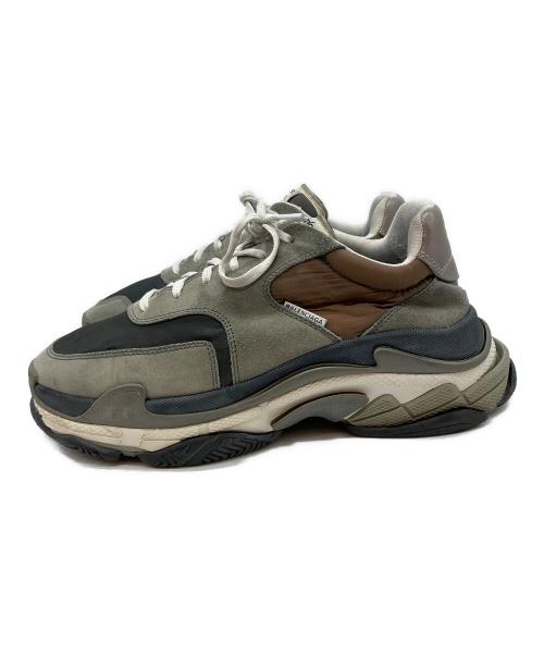 BALENCIAGA（バレンシアガ）BALENCIAGA (バレンシアガ) TRIPLE S ローカットスニーカー グレー サイズ:29㎝の古着・服飾アイテム
