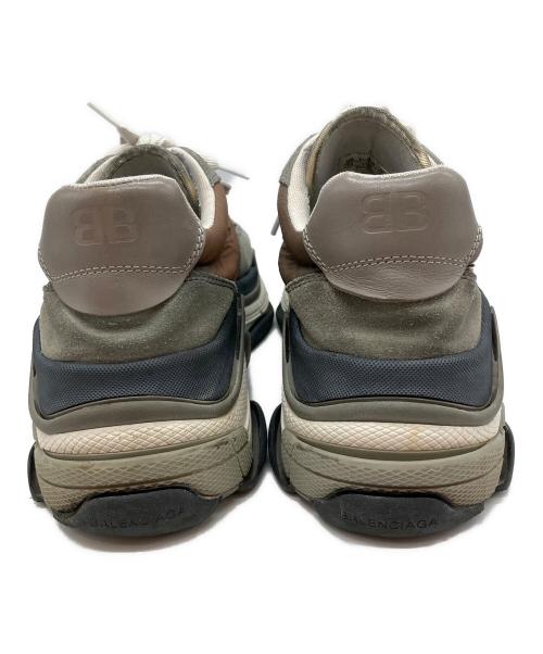 BALENCIAGA（バレンシアガ）BALENCIAGA (バレンシアガ) TRIPLE S ローカットスニーカー グレー サイズ:29㎝の古着・服飾アイテム