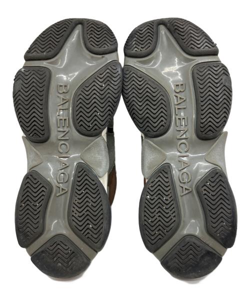 BALENCIAGA（バレンシアガ）BALENCIAGA (バレンシアガ) TRIPLE S ローカットスニーカー グレー サイズ:29㎝の古着・服飾アイテム