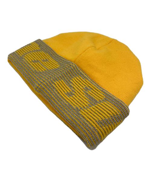 SUPREME（シュプリーム）SUPREME (シュプリーム) Reflective Jacquard Beanie イエロー サイズ:58cmの古着・服飾アイテム