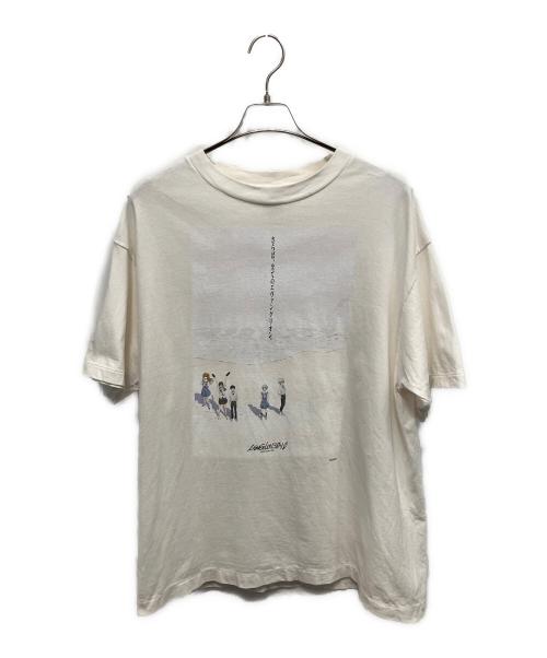 SAINT MICHAEL（セントマイケル）SAINT MICHAEL (セントマイケル) Saint Mxxxxxx 25SS Collection × EVENGELION × GEEKS RULE 半袖カットソー ホワイト サイズ:Lの古着・服飾アイテム