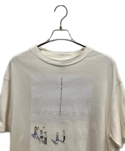 SAINT MICHAEL（セントマイケル）SAINT MICHAEL (セントマイケル) Saint Mxxxxxx 25SS Collection × EVENGELION × GEEKS RULE 半袖カットソー ホワイト サイズ:Lの古着・服飾アイテム