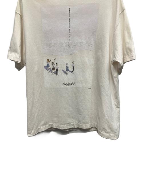 SAINT MICHAEL（セントマイケル）SAINT MICHAEL (セントマイケル) Saint Mxxxxxx 25SS Collection × EVENGELION × GEEKS RULE 半袖カットソー ホワイト サイズ:Lの古着・服飾アイテム