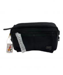 PORTER（ポーター）の古着「HEAT ショルダーバッグ」｜ブラック