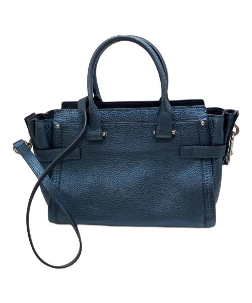 COACH（コーチ）COACH (コーチ) スワッガー 2WAYバッグ ネイビーの古着・服飾アイテム