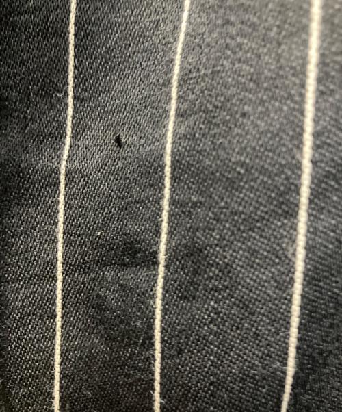 WACKO MARIA（ワコマリア）WACKO MARIA (ワコマリア) DORMEUIL (ドーメル) ベロア切替ジャケット ネイビー×ブラック サイズ:Mの古着・服飾アイテム