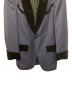 中古・古着 WACKO MARIA (ワコマリア) DORMEUIL (ドーメル) ベロア切替ジャケット ネイビー×ブラック サイズ:M：35000円