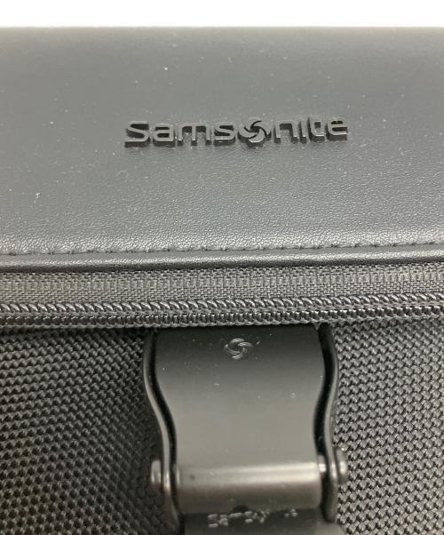 Samsonite（サムソナイト）Samsonite (サムソナイト) クラッチバッグ ブラック×ブルーの古着・服飾アイテム