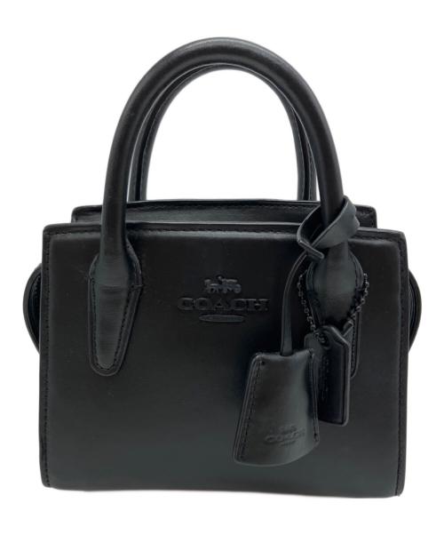 COACH（コーチ）COACH (コーチ) アンドレア ミニ キャリーオール ミニハンドバッグ ブラックの古着・服飾アイテム