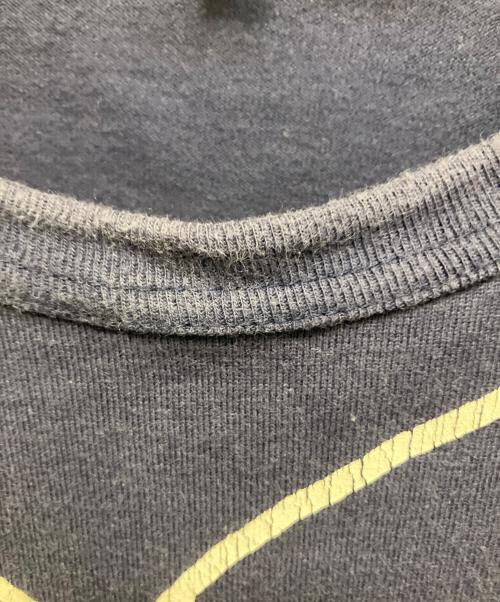 PLAY COMME des GARCONS（プレイコムデギャルソン）PLAY COMME des GARCONS (プレイコムデギャルソン) ハート 半袖カットソー ネイビー サイズ:Lの古着・服飾アイテム