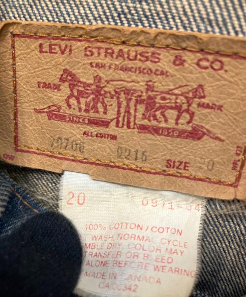 LEVI'S（リーバイス）LEVI'S (リーバイス) 80s デニムジャケット インディゴ サイズ:20（ボーイズ）の古着・服飾アイテム