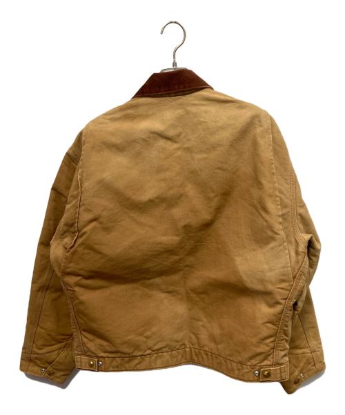 CarHartt（カーハート）CarHartt (カーハート) ALASKAN BREWING CO.刺繍有 企業ロゴ刺繍・USA製 デトロイトジャケット カーキ サイズ:XLの古着・服飾アイテム