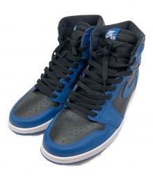 NIKE（ナイキ）の古着「AIR JORDAN 1 RETRO HIGH OG ハイカットスニーカー」｜ネイビー×ブラック