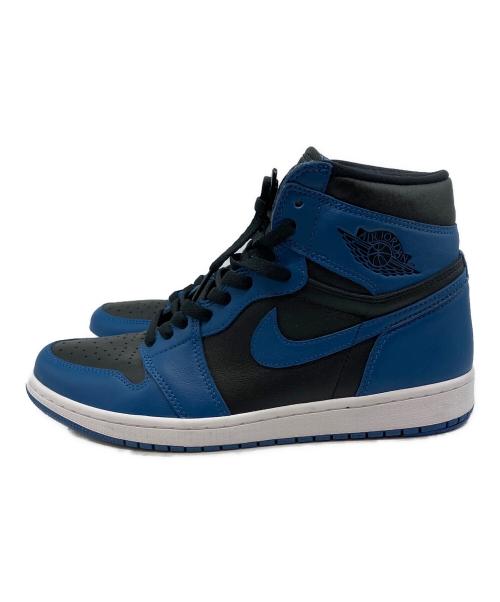 NIKE（ナイキ）NIKE (ナイキ) AIR JORDAN 1 RETRO HIGH OG ハイカットスニーカー ネイビー×ブラック サイズ:28cmの古着・服飾アイテム