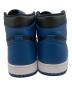 中古・古着 NIKE (ナイキ) AIR JORDAN 1 RETRO HIGH OG ハイカットスニーカー ネイビー×ブラック サイズ:28cm：8000円