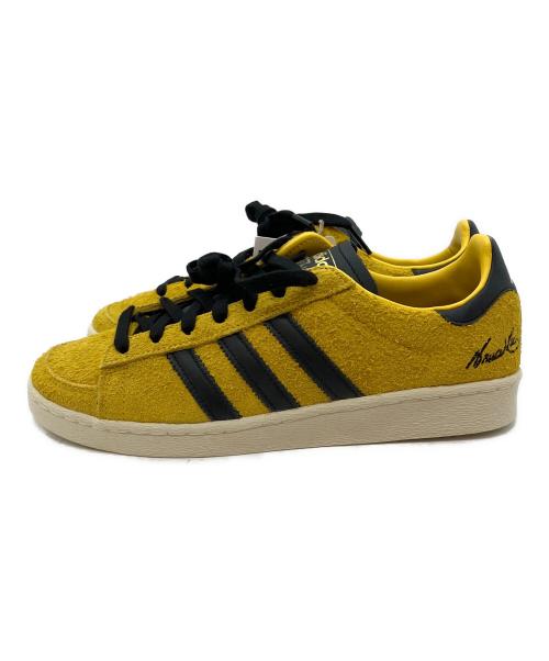 adidas（アディダス）adidas (アディダス) ジャバー ロー × ブルース・リー  ローカットスニーカー イエロー×ブラック サイズ:26.5cmの古着・服飾アイテム