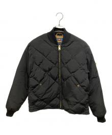 AVIREX×Eddie Bauer（アヴィレックス×エディーバウアー）の古着「キルティングダウンジャケット」｜ブラック