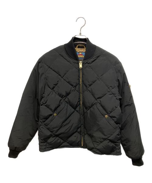 AVIREX（アヴィレックス）AVIREX (アヴィレックス) Eddie Bauer (エディーバウアー) キルティングダウンジャケット ブラック サイズ:Mの古着・服飾アイテム