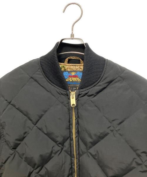 AVIREX（アヴィレックス）AVIREX (アヴィレックス) Eddie Bauer (エディーバウアー) キルティングダウンジャケット ブラック サイズ:Mの古着・服飾アイテム