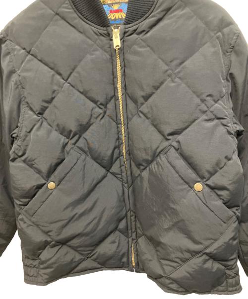 AVIREX（アヴィレックス）AVIREX (アヴィレックス) Eddie Bauer (エディーバウアー) キルティングダウンジャケット ブラック サイズ:Mの古着・服飾アイテム