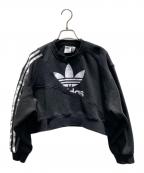 adidasアディダス）の古着「スウェット」｜ブラック