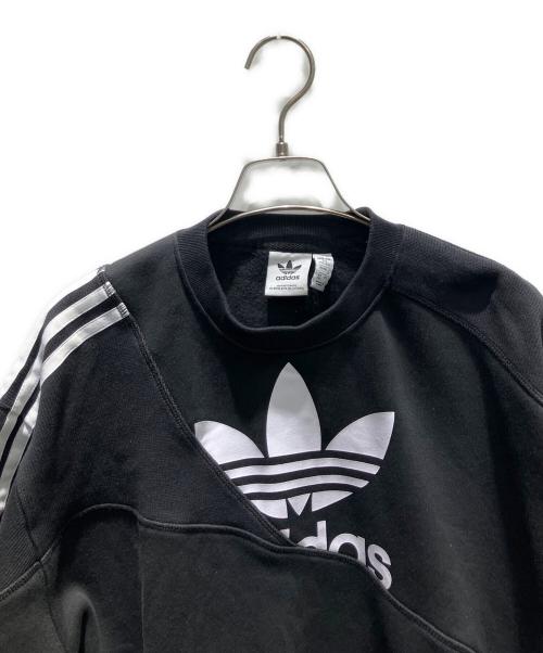 adidas（アディダス）adidas (アディダス) スウェット ブラック サイズ:2XSの古着・服飾アイテム