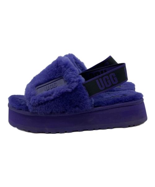 UGG（アグ）UGG (アグ) ディスコスライドサンダル パープル サイズ:25cmの古着・服飾アイテム
