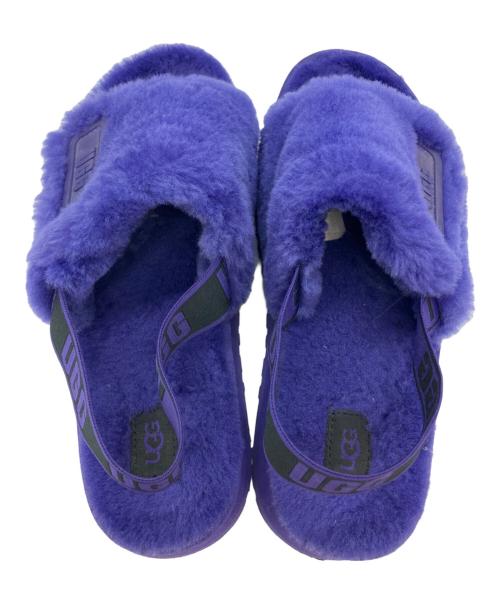 UGG（アグ）UGG (アグ) ディスコスライドサンダル パープル サイズ:25cmの古着・服飾アイテム