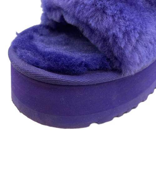 UGG（アグ）UGG (アグ) ディスコスライドサンダル パープル サイズ:25cmの古着・服飾アイテム