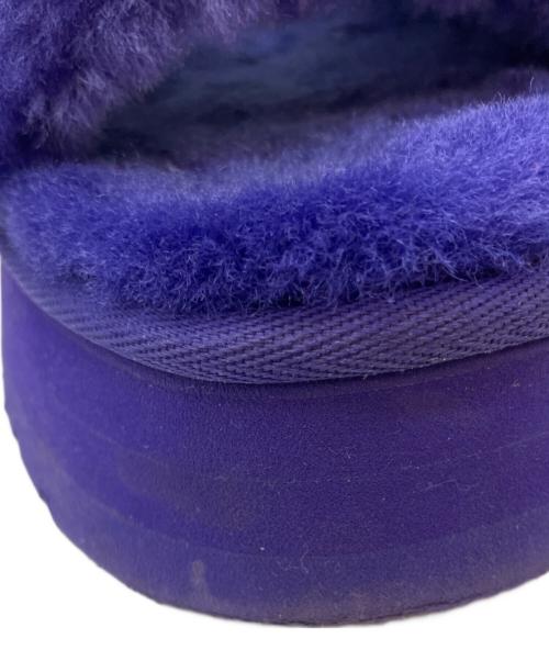 UGG（アグ）UGG (アグ) ディスコスライドサンダル パープル サイズ:25cmの古着・服飾アイテム