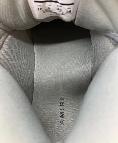 AMIRI（アミリ）AMIRI (アミリ) ハイカットスニーカー グレー サイズ:28cmの古着・服飾アイテム