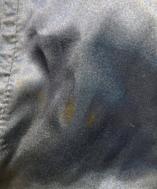 Champion（チャンピオン）Champion (チャンピオン) SUPREME (シュプリーム) CHAMPION HOODED SATIN VARSITY ブルゾン ネイビー サイズ:Mの古着・服飾アイテム