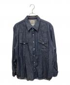 LEE×WACKO MARIAリー×ワコマリア）の古着「DENIM WESTERN SHIRT 長袖シャツ」｜インディゴ