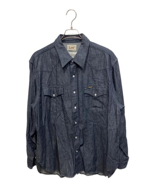 LEE（リー）LEE (リー) WACKO MARIA (ワコマリア) DENIM WESTERN SHIRT 長袖シャツ インディゴ サイズ:Lの古着・服飾アイテム