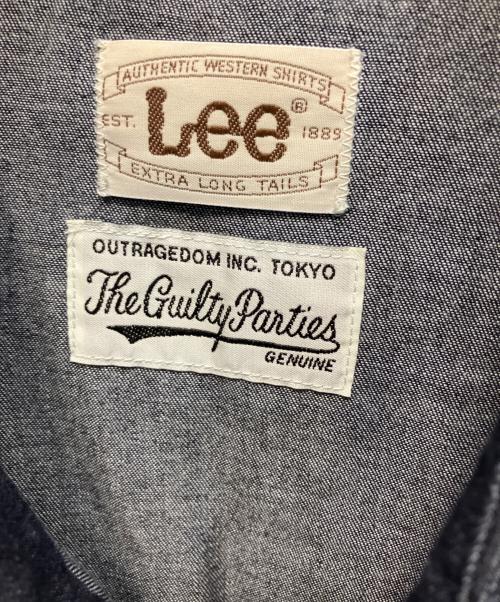 LEE（リー）LEE (リー) WACKO MARIA (ワコマリア) DENIM WESTERN SHIRT 長袖シャツ インディゴ サイズ:Lの古着・服飾アイテム