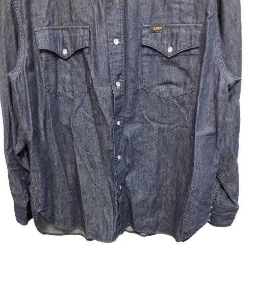 LEE（リー）LEE (リー) WACKO MARIA (ワコマリア) DENIM WESTERN SHIRT 長袖シャツ インディゴ サイズ:Lの古着・服飾アイテム