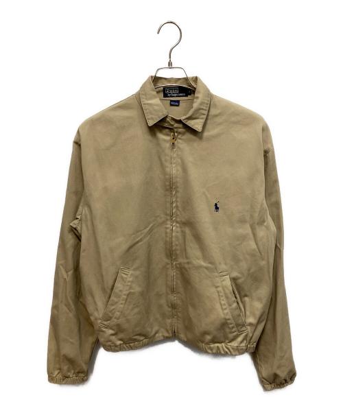 POLO RALPH LAUREN（ポロ・ラルフローレン）POLO RALPH LAUREN (ポロ・ラルフローレン) スイングトップ ブルゾン ベージュ サイズ:Sの古着・服飾アイテム