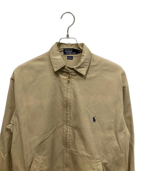 POLO RALPH LAUREN（ポロ・ラルフローレン）POLO RALPH LAUREN (ポロ・ラルフローレン) スイングトップ ブルゾン ベージュ サイズ:Sの古着・服飾アイテム