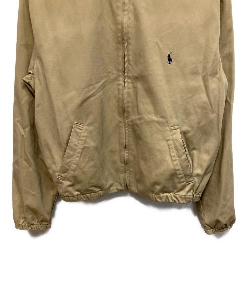 POLO RALPH LAUREN（ポロ・ラルフローレン）POLO RALPH LAUREN (ポロ・ラルフローレン) スイングトップ ブルゾン ベージュ サイズ:Sの古着・服飾アイテム