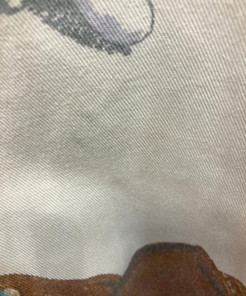 POLO RALPH LAUREN（ポロ・ラルフローレン）POLO RALPH LAUREN (ポロ・ラルフローレン) ヘミングウェイ柄 USA製 半袖シャツ ベージュ サイズ:XLの古着・服飾アイテム