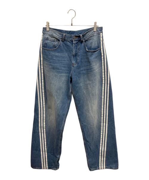 adidas（アディダス）adidas (アディダス) Adilenium シーズン3 ルーズフィット デニムパンツ ブルー サイズ:W31の古着・服飾アイテム