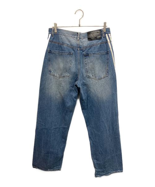 adidas（アディダス）adidas (アディダス) Adilenium シーズン3 ルーズフィット デニムパンツ ブルー サイズ:W31の古着・服飾アイテム