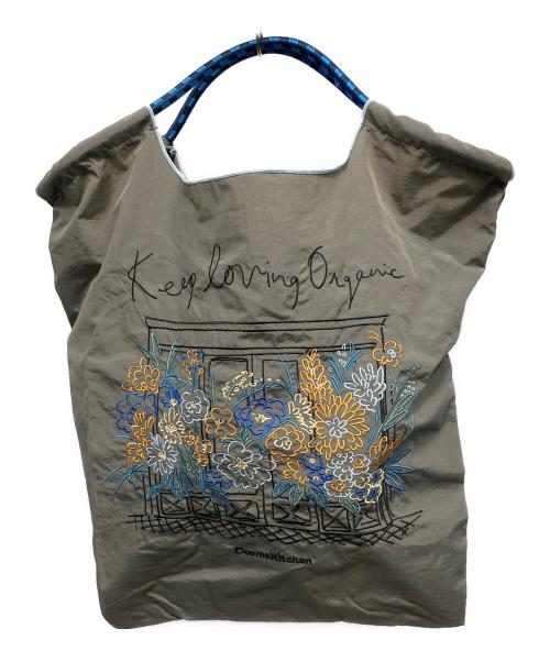 BALL & CHAIN（ボールアンドチェーン）BALL & CHAIN (ボールアンドチェーン) Cosme Kitchen (コスメキッチン) エコバッグ M グレーの古着・服飾アイテム