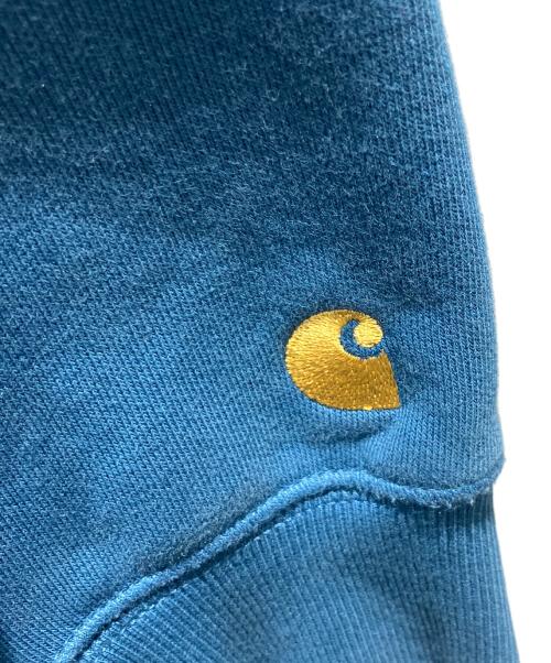 CarHartt（カーハート）CarHartt (カーハート) CHASE SWEAT クルーネックスウェット ブルー サイズ:XLの古着・服飾アイテム