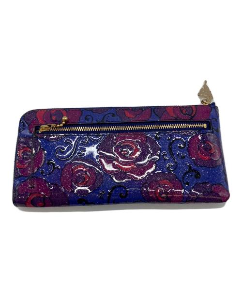 ANNA SUI（アナスイ）ANNA SUI (アナスイ) マジカルローズ 長財布 パープルの古着・服飾アイテム